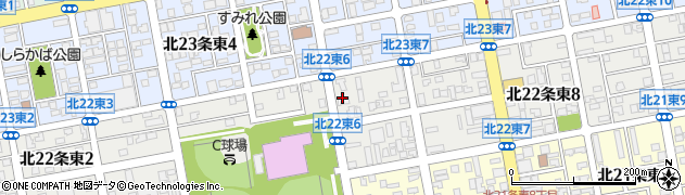 民間救急車コールセンター周辺の地図