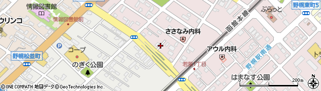 北海道江別市野幌町70周辺の地図
