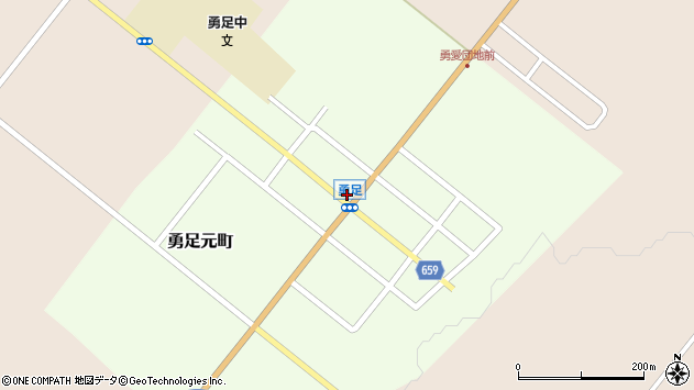 〒089-3281 北海道中川郡本別町勇足元町の地図