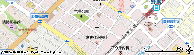 北海道江別市野幌町65周辺の地図