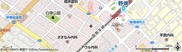 北海道江別市野幌町59周辺の地図