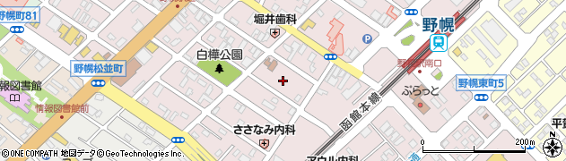 北海道江別市野幌町60周辺の地図
