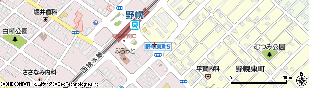 北海道江別市野幌東町5-7周辺の地図