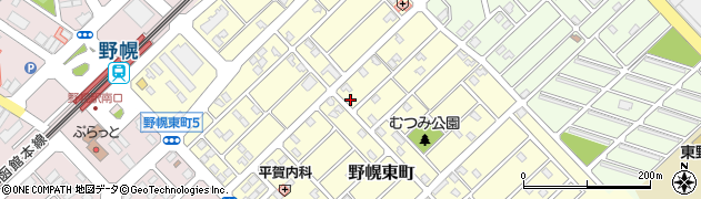 北海道江別市野幌東町23-8周辺の地図