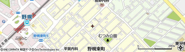北海道江別市野幌東町23-5周辺の地図