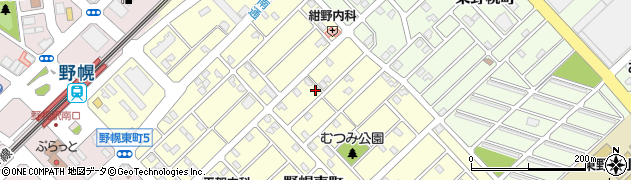 北海道江別市野幌東町23-2周辺の地図