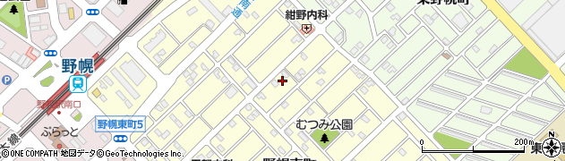 北海道江別市野幌東町23-14周辺の地図