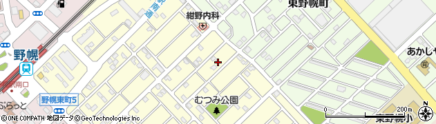北海道江別市野幌東町21周辺の地図