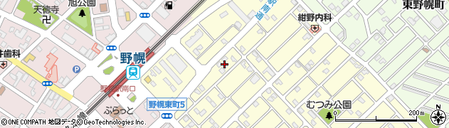 北海道江別市野幌東町11周辺の地図