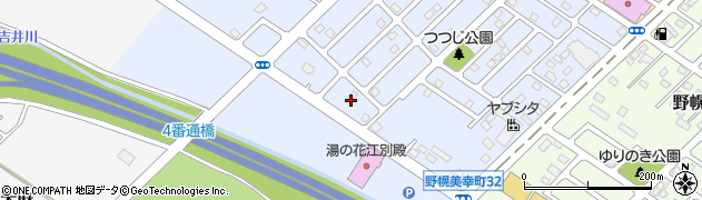 北海道江別市野幌美幸町12周辺の地図