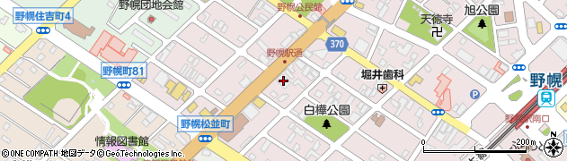 北海道信用金庫野幌支店周辺の地図