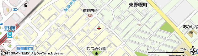 北海道江別市野幌東町21-13周辺の地図