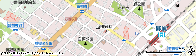 北海道江別市野幌町57周辺の地図