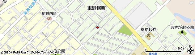 東野幌簡易郵便局周辺の地図