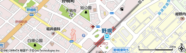 有限会社山田印章印刷　野幌支店周辺の地図