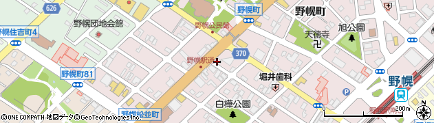 株式会社常口アトム江別店周辺の地図
