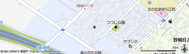 北海道江別市野幌美幸町14周辺の地図