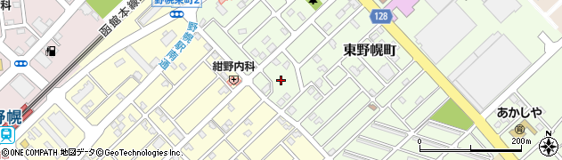 北海道江別市東野幌町23周辺の地図