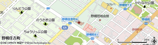 江別市消防署野幌出張所周辺の地図