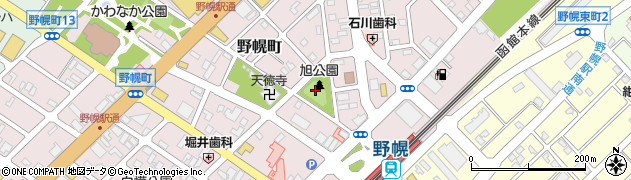 北海道江別市野幌町44周辺の地図