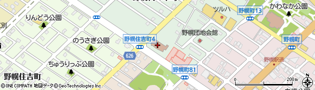 江別市役所　江別市消防本部警防課周辺の地図