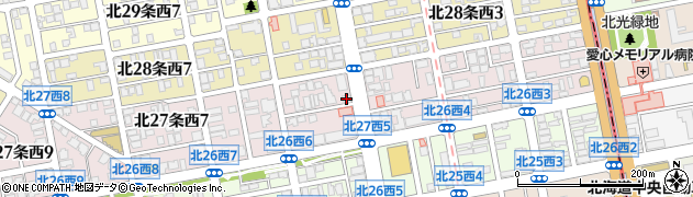 札幌市北区料飲店協会周辺の地図
