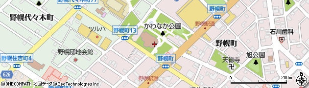 北海道江別市野幌町13周辺の地図