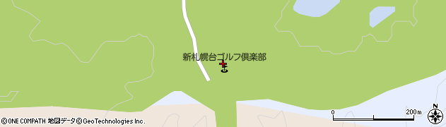 新札幌台ゴルフ倶楽部周辺の地図