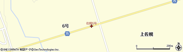 佐幌6号周辺の地図