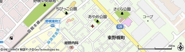 北海道江別市東野幌町19周辺の地図