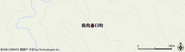 北海道夕張市鹿島春日町周辺の地図
