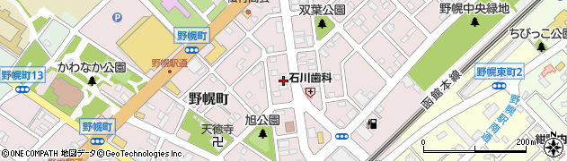 北海道江別市野幌町38周辺の地図