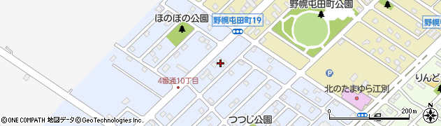 北海道江別市野幌美幸町17周辺の地図