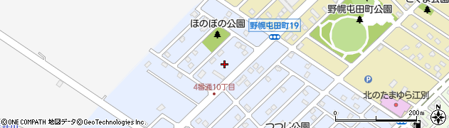 北海道江別市野幌美幸町5周辺の地図