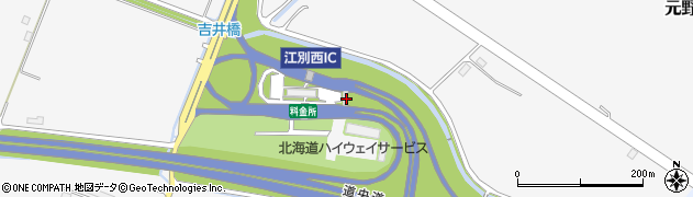 北海道江別市元野幌861周辺の地図