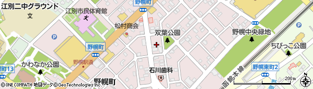 北海道江別市野幌町28周辺の地図