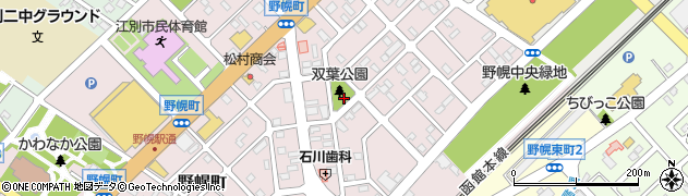 北海道江別市野幌町29周辺の地図