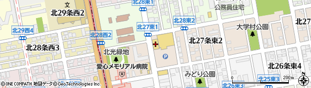 キャンドゥ北栄店周辺の地図