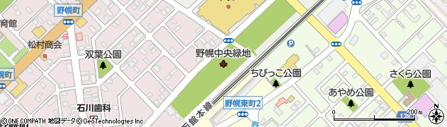 北海道江別市野幌町93周辺の地図