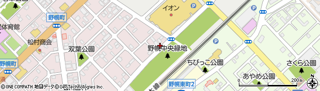 野幌7丁目周辺の地図