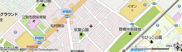 北海道江別市野幌町24周辺の地図