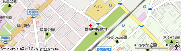 北海道江別市野幌町19周辺の地図