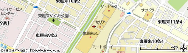 北海道札幌市東区東雁来１０条周辺の地図