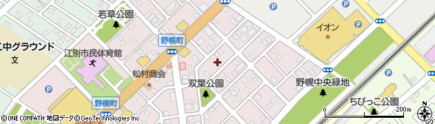 北海道江別市野幌町25周辺の地図