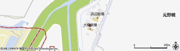 北海道江別市元野幌1160周辺の地図