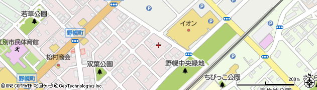 北海道江別市野幌町18周辺の地図