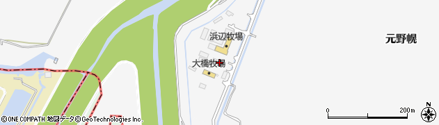 北海道江別市元野幌1159周辺の地図