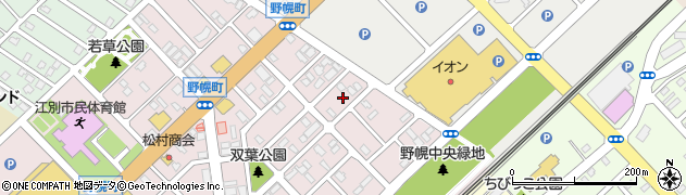 北海道江別市野幌町16周辺の地図