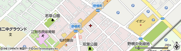北海道江別市野幌町26周辺の地図