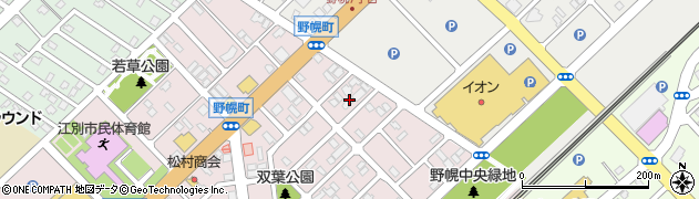 北海道江別市野幌町15周辺の地図
